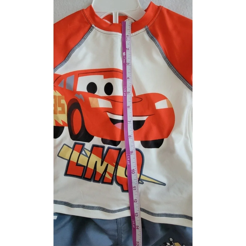 Disney Cars Lightning McQueen Baby Guard and Swim  Outfit Set Multicolor 24 Mont